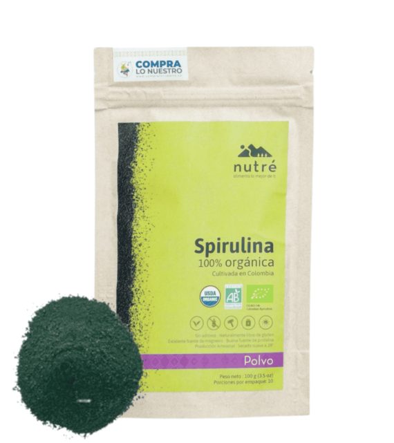 Spirulina Orgánica-Polvo 55 gr