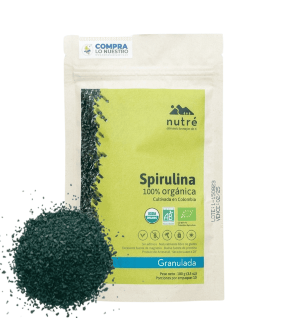 Spirulina Orgánica-Granulada 55 gr